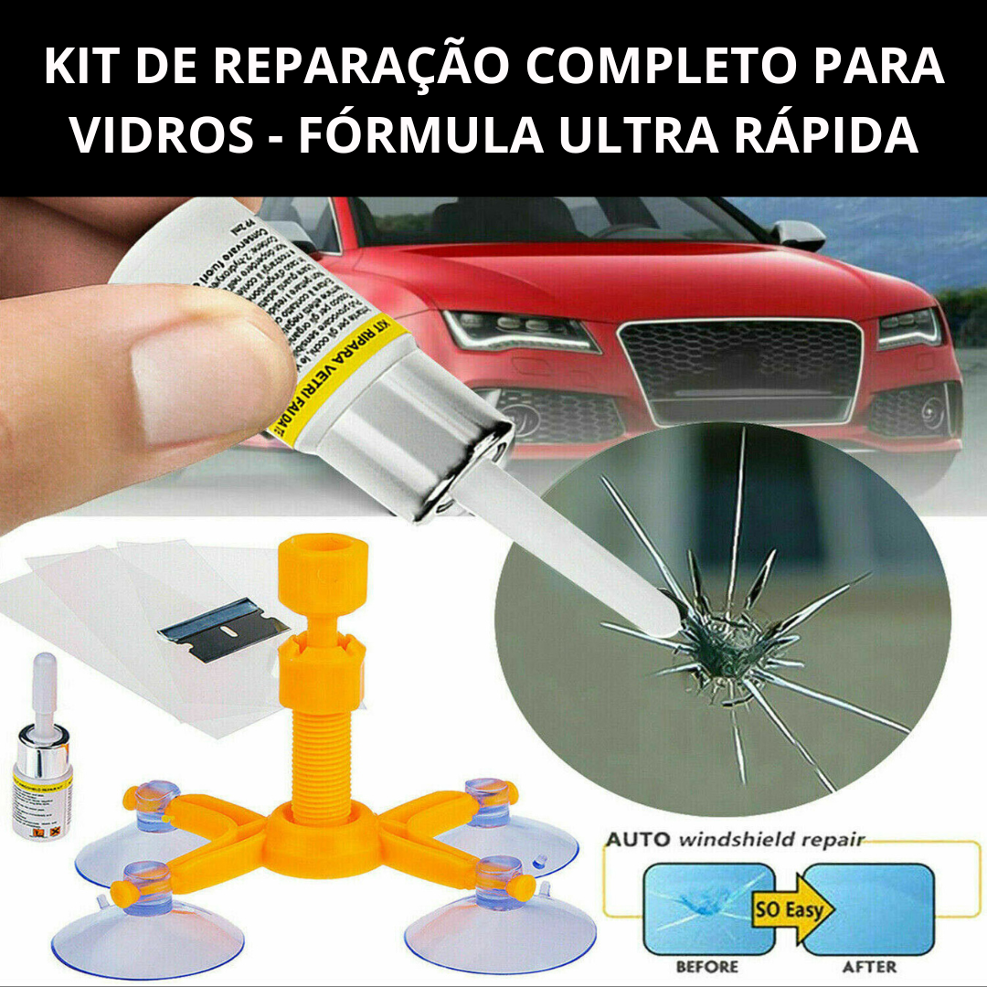 KIT DE REPARAÇÃO DE VIDRO - QUICK-FIX GLASS REPAIR™