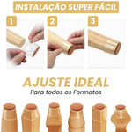 MOVEFLEX™ – TAMPA DE SILICONE PARA PÉS DE MÓVEIS (PROTEGE CONTRA RISCOS E BARULHOS)