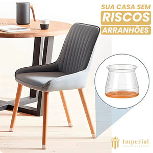 MOVEFLEX™ – TAMPA DE SILICONE PARA PÉS DE MÓVEIS (PROTEGE CONTRA RISCOS E BARULHOS)