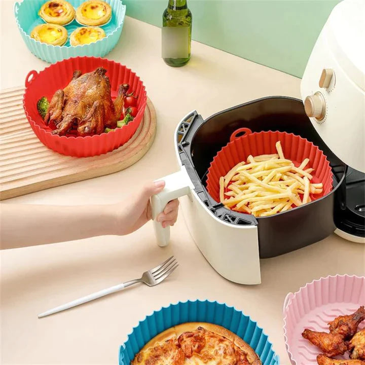 CONJUNTO DE TABULEIROS DE SILICONE PARA FRITADEIRAS - COMPLETE FRYER™