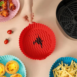 CONJUNTO DE TABULEIROS DE SILICONE PARA FRITADEIRAS - COMPLETE FRYER™